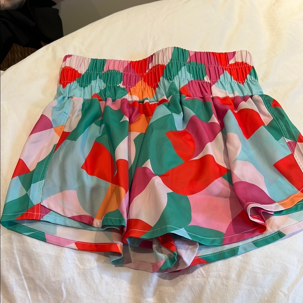 Colorful Patterned Skort